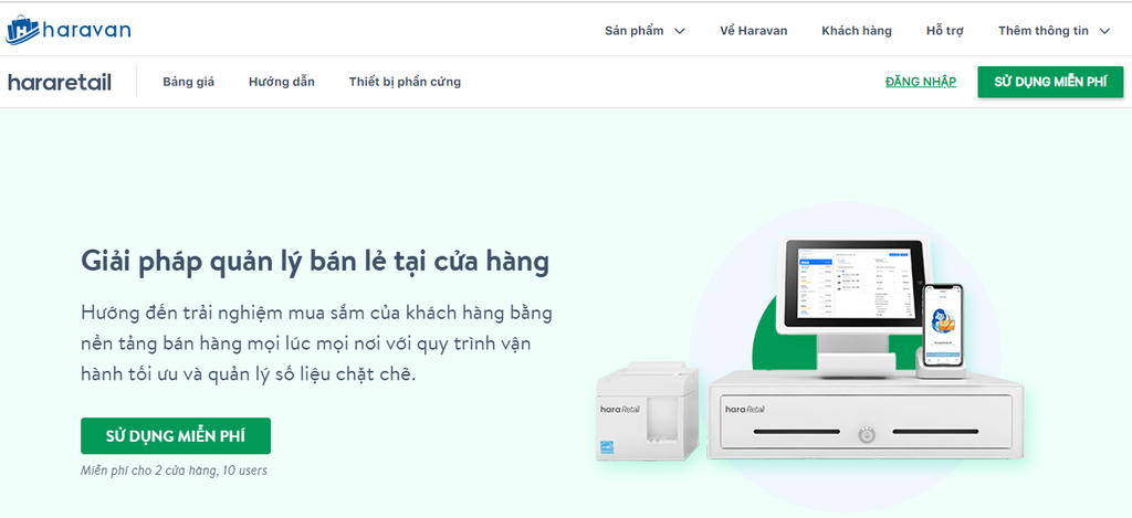 Phần mềm quản lý bán hàng hiệu quả HaraRetail
