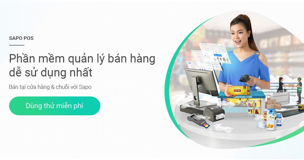 Phần mềm quản lý bán hàng Sapo